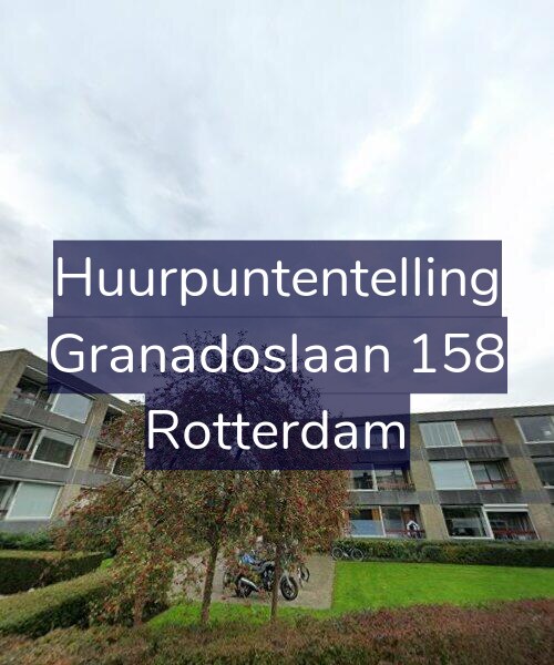 Foto gevel Huurpuntentelling voor Granadoslaan 158, Rotterdam