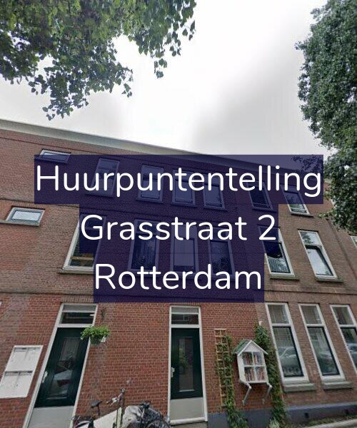 Foto gevel Huurpuntentelling voor Grasstraat 2, Rotterdam