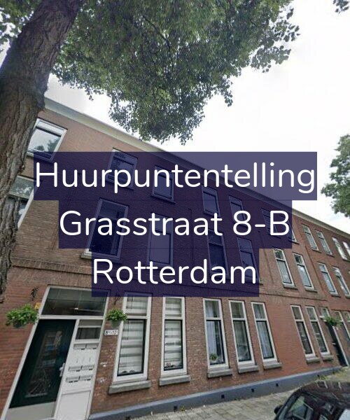 Foto gevel Huurpuntentelling voor Grasstraat 8-B, Rotterdam