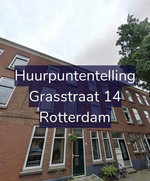 Foto gevel Huurpuntentelling voor Grasstraat 14, Rotterdam