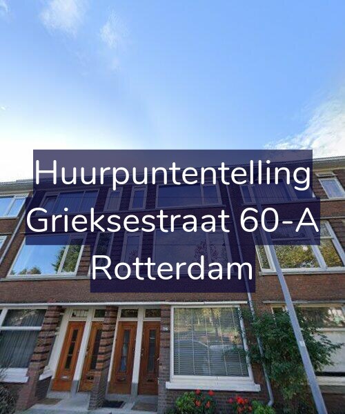 Foto gevel Huurpuntentelling voor Grieksestraat 60-A, Rotterdam