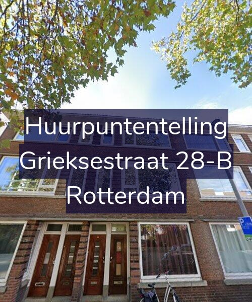Foto gevel Huurpuntentelling voor Grieksestraat 28-B, Rotterdam