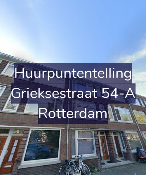 Foto gevel Huurpuntentelling voor Grieksestraat 54-A, Rotterdam
