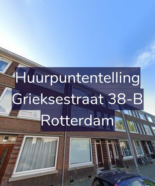 Foto gevel Huurpuntentelling voor Grieksestraat 38-B, Rotterdam