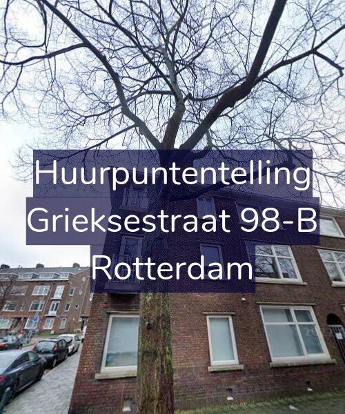 Foto gevel Huurpuntentelling voor Grieksestraat 98-B, Rotterdam