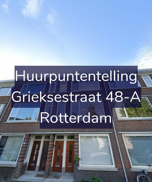 Foto gevel Huurpuntentelling voor Grieksestraat 48-A, Rotterdam