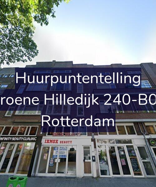 Foto gevel Huurpuntentelling voor Groene Hilledijk 240-B01, Rotterdam