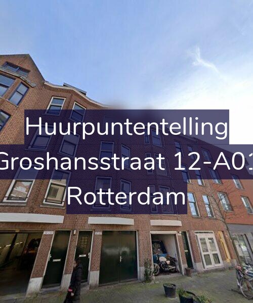 Foto gevel Huurpuntentelling voor Groshansstraat 12-A01, Rotterdam