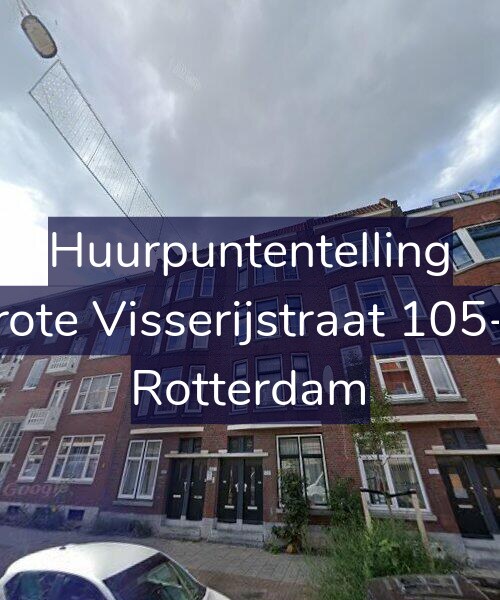 Foto gevel Huurpuntentelling voor Grote Visserijstraat 105-A, Rotterdam