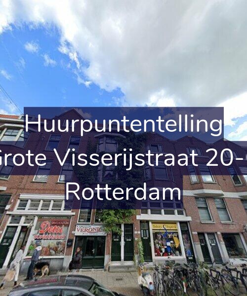 Foto gevel Huurpuntentelling voor Grote Visserijstraat 20-C, Rotterdam