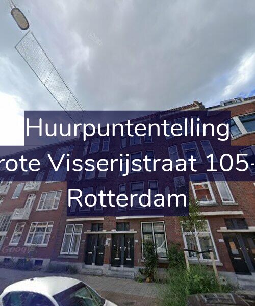 Foto gevel Huurpuntentelling voor Grote Visserijstraat 105-B, Rotterdam