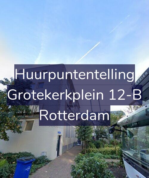 Foto gevel Huurpuntentelling voor Grotekerkplein 12-B, Rotterdam