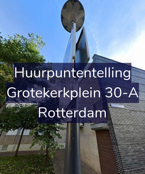 Foto gevel Huurpuntentelling voor Grotekerkplein 30-A, Rotterdam