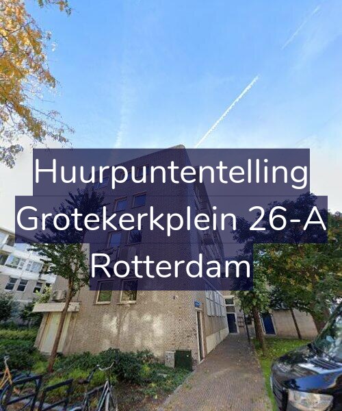 Foto gevel Huurpuntentelling voor Grotekerkplein 26-A, Rotterdam