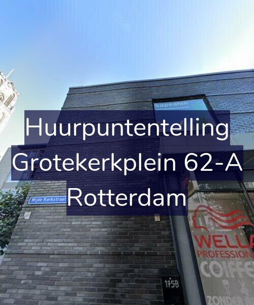 Foto gevel Huurpuntentelling voor Grotekerkplein 62-A, Rotterdam