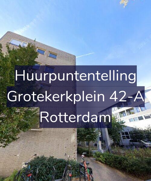 Foto gevel Huurpuntentelling voor Grotekerkplein 42-A, Rotterdam