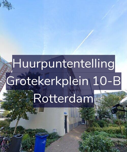 Foto gevel Huurpuntentelling voor Grotekerkplein 10-B, Rotterdam