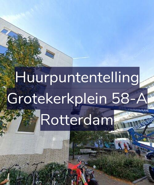 Foto gevel Huurpuntentelling voor Grotekerkplein 58-A, Rotterdam
