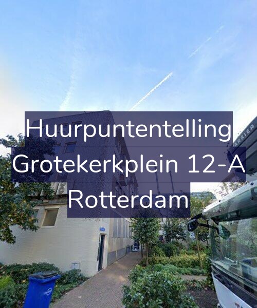 Foto gevel Huurpuntentelling voor Grotekerkplein 12-A, Rotterdam