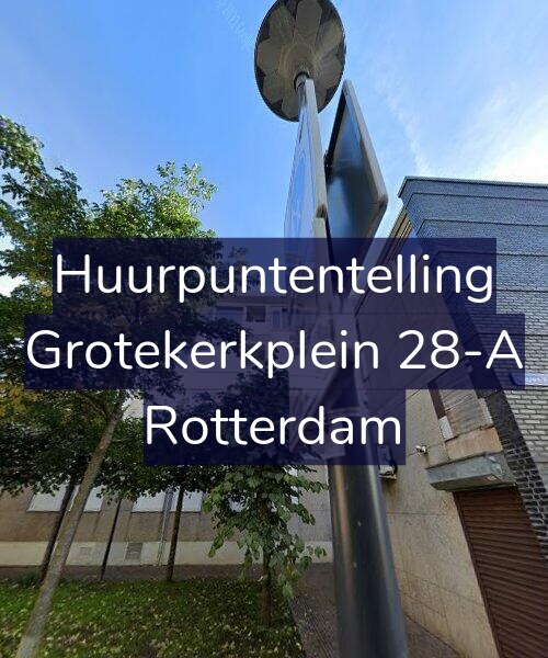Foto gevel Huurpuntentelling voor Grotekerkplein 28-A, Rotterdam