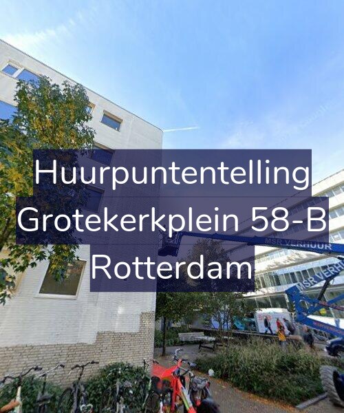 Foto gevel Huurpuntentelling voor Grotekerkplein 58-B, Rotterdam