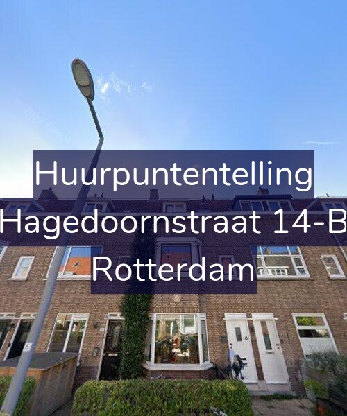 Foto gevel Huurpuntentelling voor Hagedoornstraat 14-B, Rotterdam