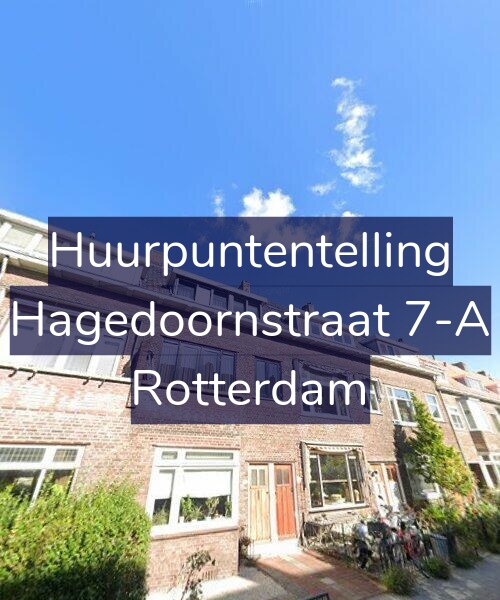 Foto gevel Huurpuntentelling voor Hagedoornstraat 7-A, Rotterdam