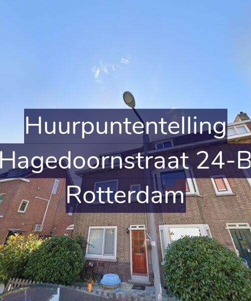 Foto gevel Huurpuntentelling voor Hagedoornstraat 24-B, Rotterdam