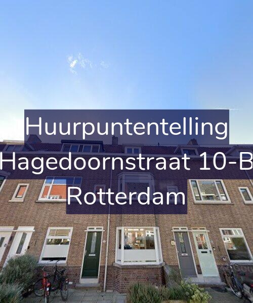 Foto gevel Huurpuntentelling voor Hagedoornstraat 10-B, Rotterdam