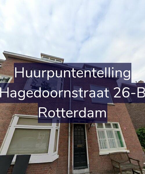 Foto gevel Huurpuntentelling voor Hagedoornstraat 26-B, Rotterdam