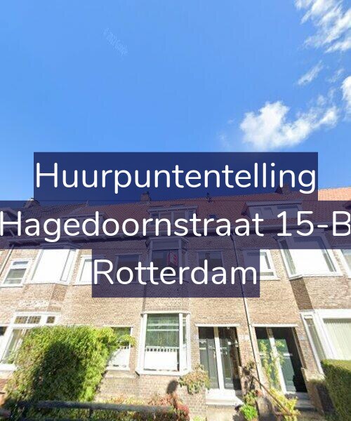 Foto gevel Huurpuntentelling voor Hagedoornstraat 15-B, Rotterdam