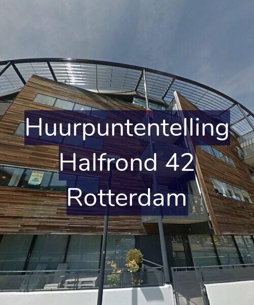 Foto gevel Huurpuntentelling voor Halfrond 42, Rotterdam