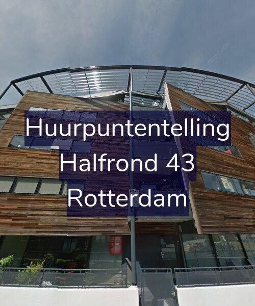 Foto gevel Huurpuntentelling voor Halfrond 43, Rotterdam