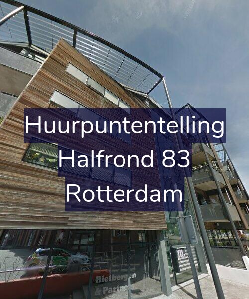 Foto gevel Huurpuntentelling voor Halfrond 83, Rotterdam