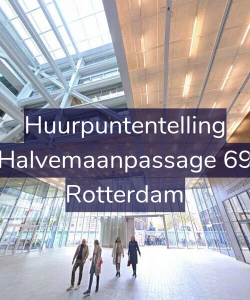 Foto gevel Huurpuntentelling voor Halvemaanpassage 69, Rotterdam