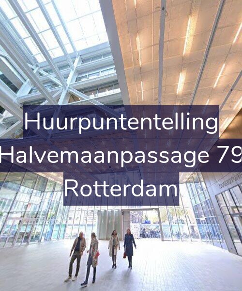 Foto gevel Huurpuntentelling voor Halvemaanpassage 79, Rotterdam
