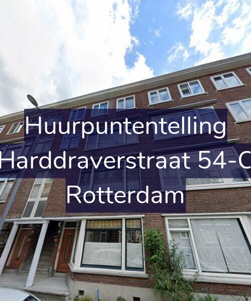 Foto gevel Huurpuntentelling voor Harddraverstraat 54-C, Rotterdam