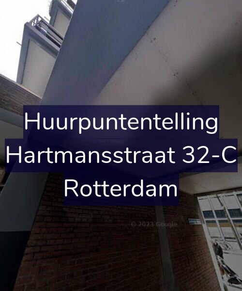 Foto gevel Huurpuntentelling voor Hartmansstraat 32-C, Rotterdam