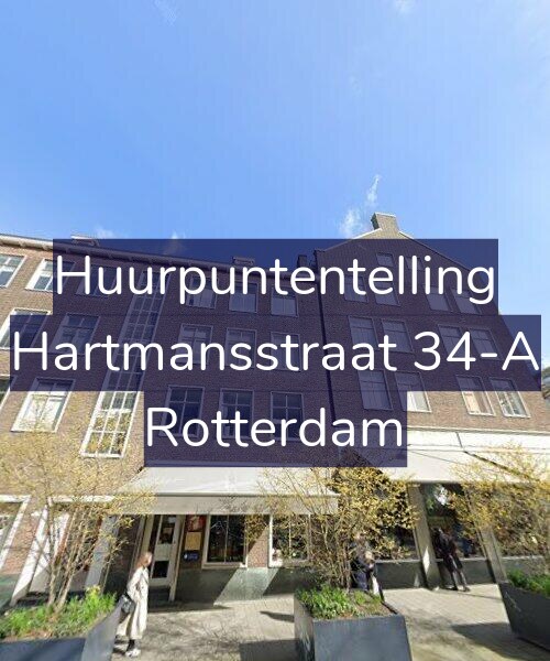 Foto gevel Huurpuntentelling voor Hartmansstraat 34-A, Rotterdam