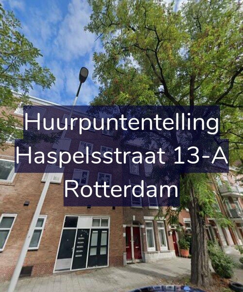 Foto gevel Huurpuntentelling voor Haspelsstraat 13-A, Rotterdam