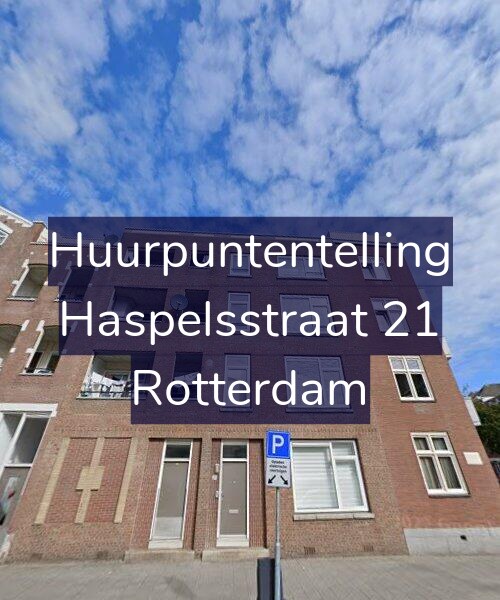 Foto gevel Huurpuntentelling voor Haspelsstraat 21, Rotterdam