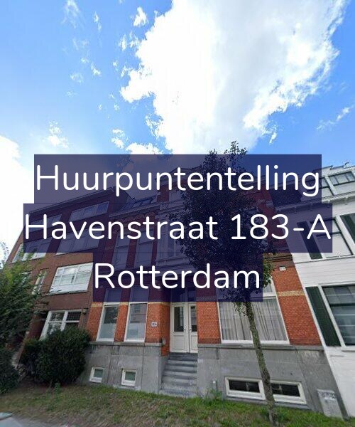 Foto gevel Huurpuntentelling voor Havenstraat 183-A, Rotterdam