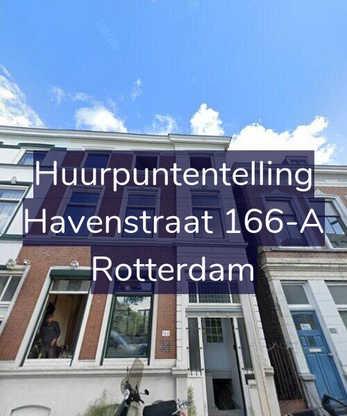 Foto gevel Huurpuntentelling voor Havenstraat 166-A, Rotterdam