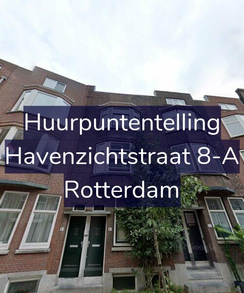 Foto gevel Huurpuntentelling voor Havenzichtstraat 8-A, Rotterdam