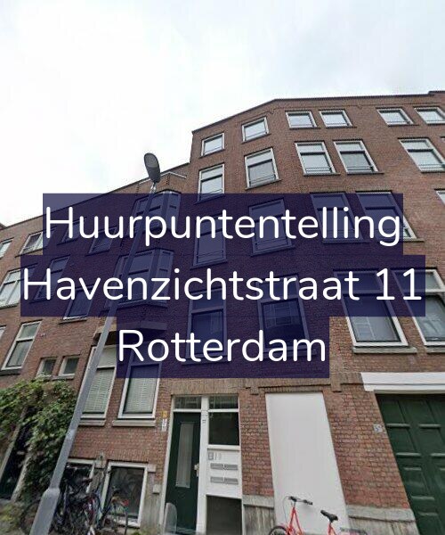 Foto gevel Huurpuntentelling voor Havenzichtstraat 11, Rotterdam