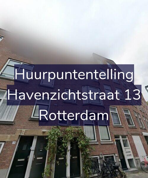 Foto gevel Huurpuntentelling voor Havenzichtstraat 13, Rotterdam