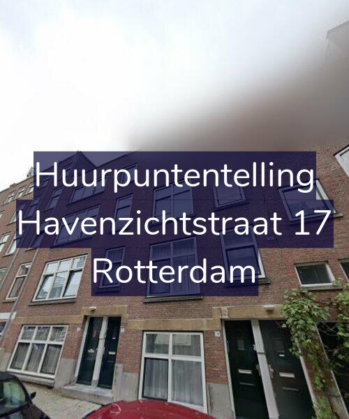 Foto gevel Huurpuntentelling voor Havenzichtstraat 17, Rotterdam