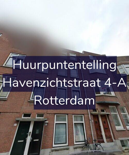 Foto gevel Huurpuntentelling voor Havenzichtstraat 4-A, Rotterdam