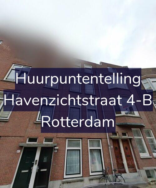 Foto gevel Huurpuntentelling voor Havenzichtstraat 4-B, Rotterdam