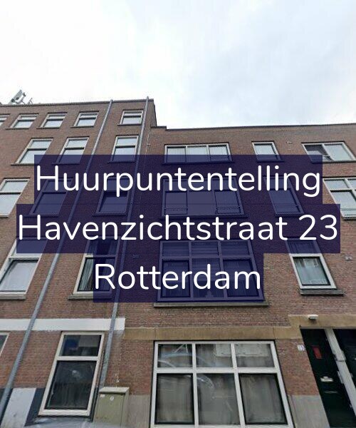 Foto gevel Huurpuntentelling voor Havenzichtstraat 23, Rotterdam